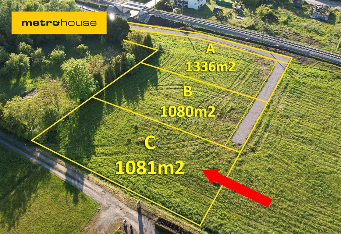 Działka budowlana na sprzedaż Kozy, Krańcowa  1 081m2 Foto 1