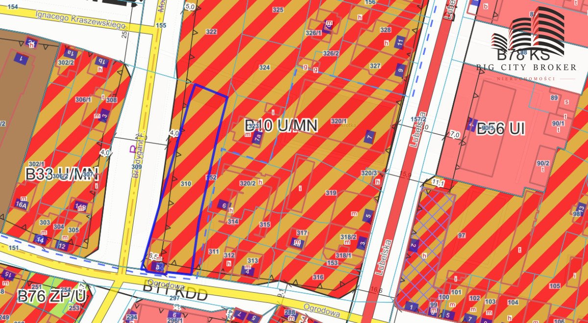 Działka inwestycyjna w centrum Opola Lubelskiego, 1262 m² Opole Lubelskie, Ogrodowa  1 262m2 Foto 1