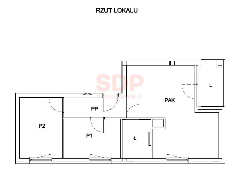 Mieszkanie trzypokojowe na sprzedaż Wrocław, Stare Miasto, Stare Miasto, Dmowskiego Romana  52m2 Foto 15