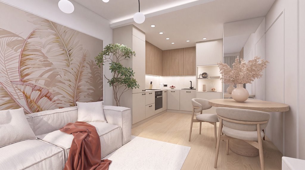 Polecam nowoczesne 36,13 m² w Lublinie z tarasem i gotowym wnętrzem Lublin, Daliowa  36m2 Foto 1