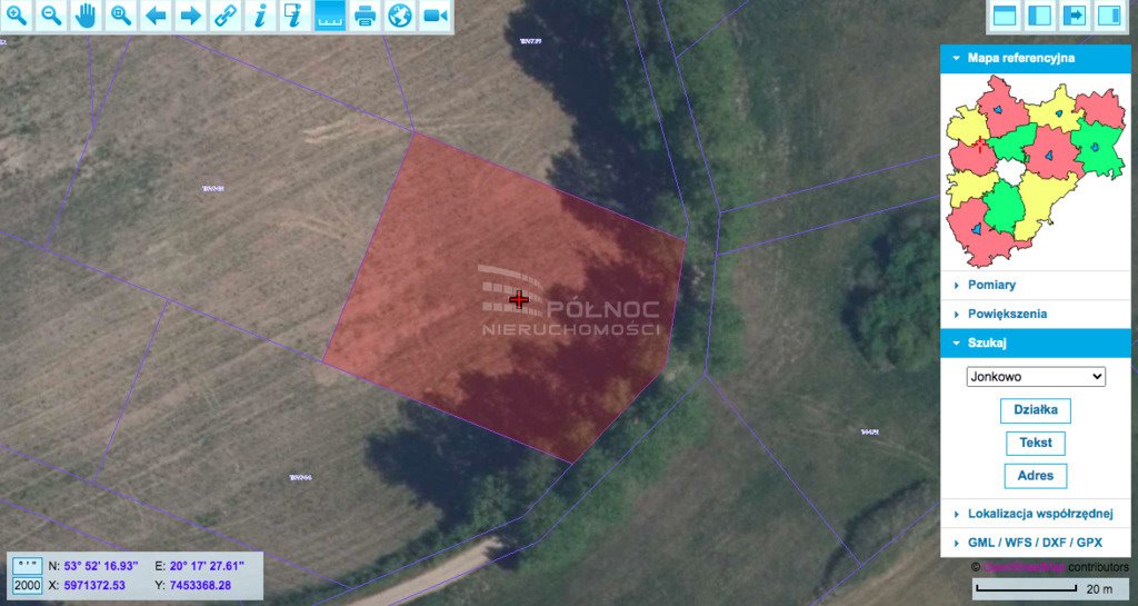 Działka rolna 3 036 m² w Łomach – idealna pod działalność i rekreację Łomy  3 036m2 Foto 1