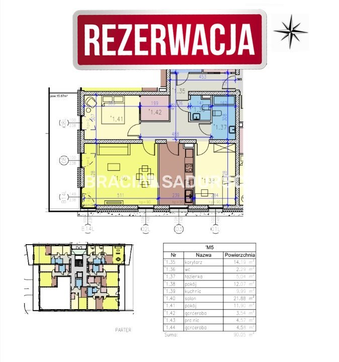 Mieszkanie trzypokojowe na sprzedaż Kraków, Prądnik Czerwony, Prądnik Czerwony, Reduta  90m2 Foto 3