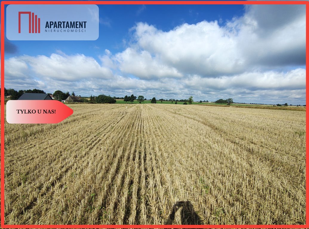 Działka budowlana 1110 m² z warunkami zabudowy, spokojna okolica Myśligoszcz  1 091m2 Foto 1