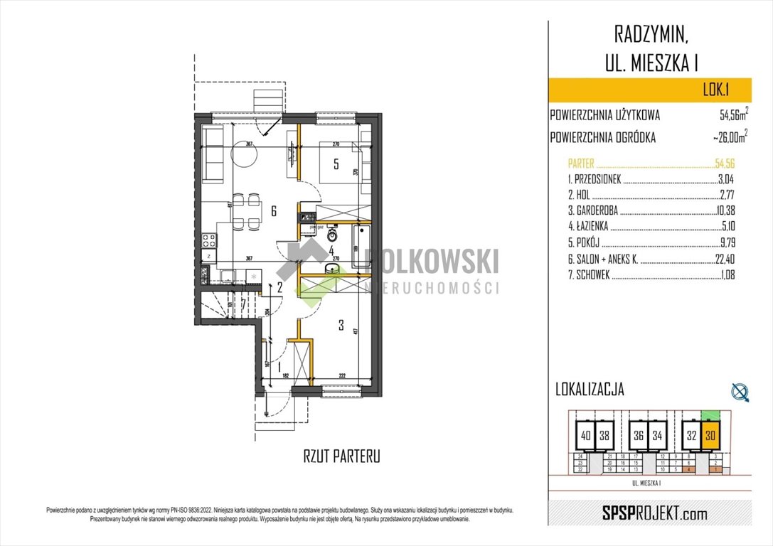 Mieszkanie trzypokojowe na sprzedaż Radzymin  55m2 Foto 7