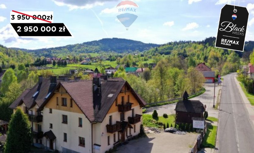 Lokal użytkowy na sprzedaż Korbielów, Beskidzka  1 100m2 Foto 1