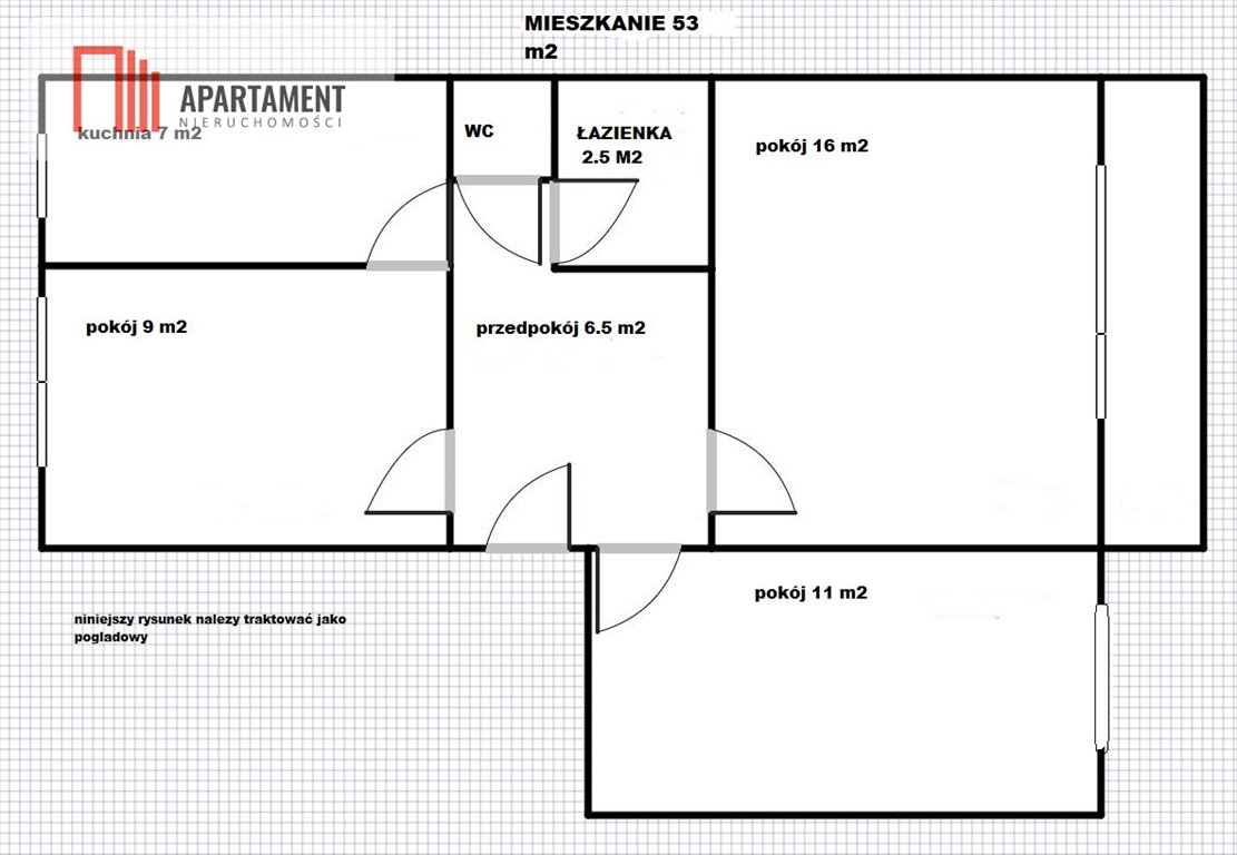 Mieszkanie trzypokojowe na sprzedaż Bydgoszcz, Wyżyny  56m2 Foto 13