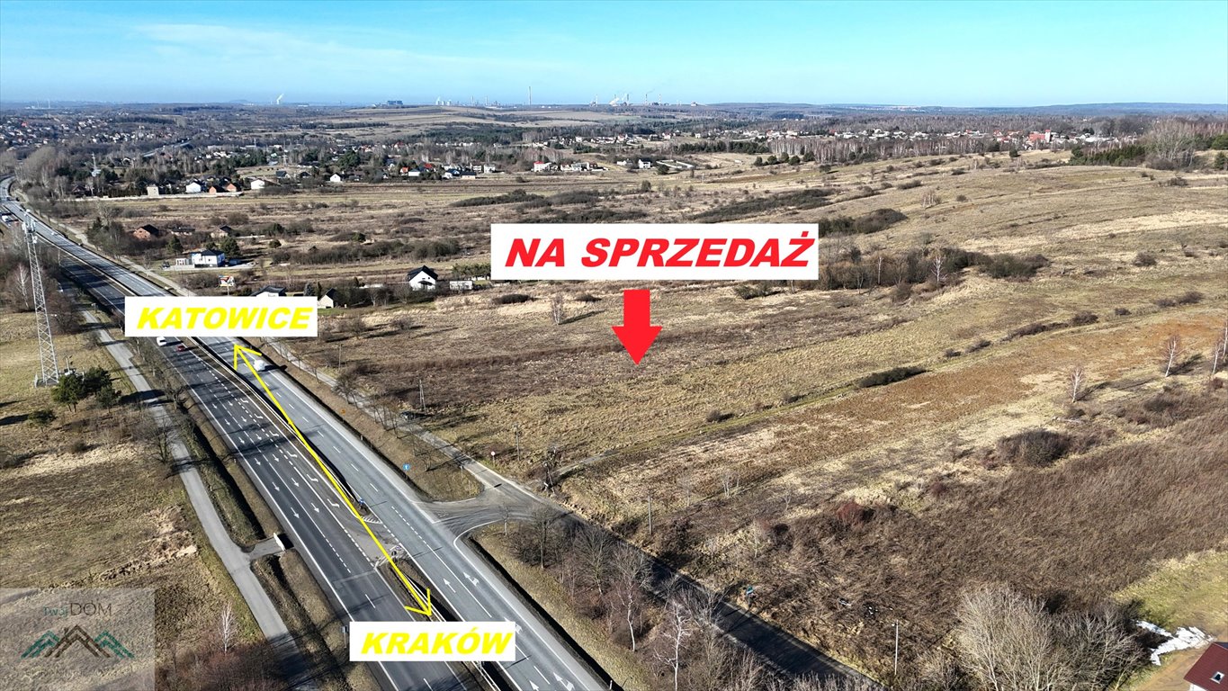 Sprzedam działkę inwestycyjną 24 454 m² przy DK94 w Krzykawie Krzykawa  24 454m2 Foto 1