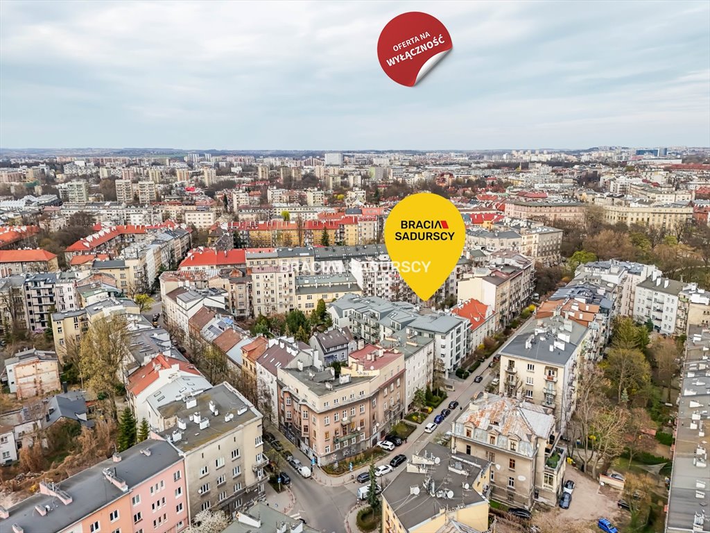 Przestronne 2-pokojowe mieszkanie z dużym tarasem i strefą biurową Kraków, Krowodrza, Łobzów, Chopina  56m2 Foto 1