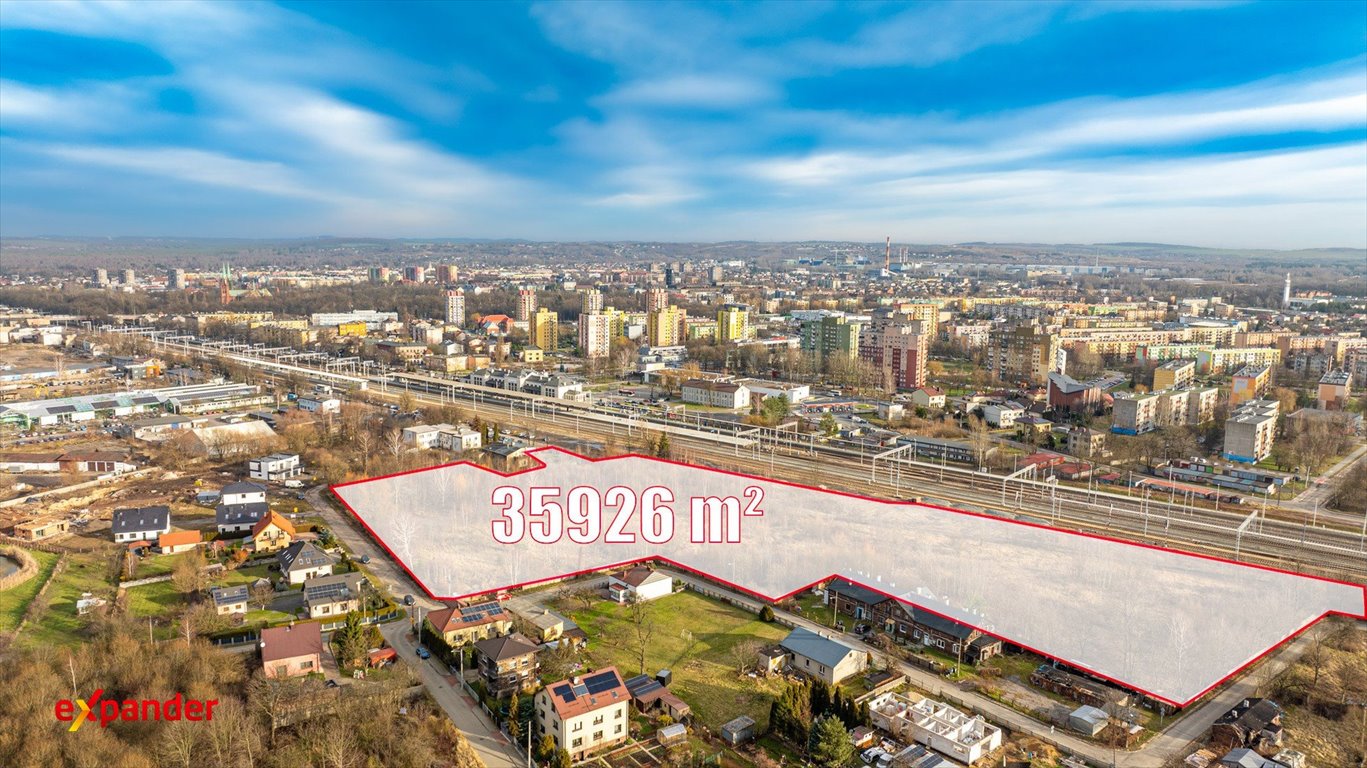 Działka przemysłowa 35 926 m² z dostępem do kolei i mediów Zawiercie, Towarowa  35 926m2 Foto 1