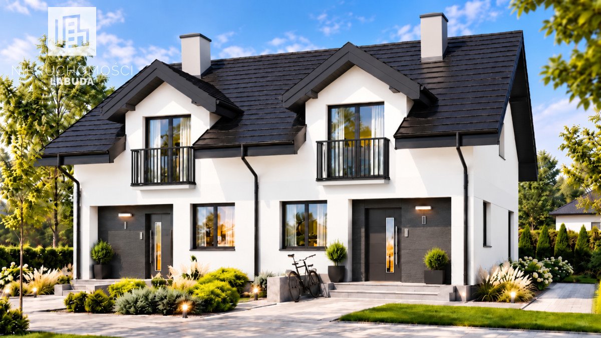 Do sprzedania nowoczesny bliźniak 93 m² z ogrodem w Dzierżążnie Dzierżążno, Kartuska  99m2 Foto 1