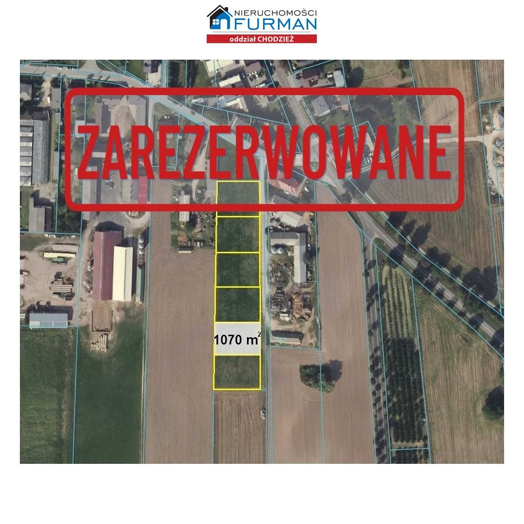 Działka budowlana 1070 m² z warunkami zabudowy w Margoninie Margonin  1 070m2 Foto 1