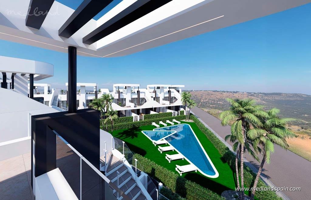 Nowoczesne apartamenty z tarasem lub solarium w San Fulgencio Hiszpania, San Fulgencio  63m2 Foto 1