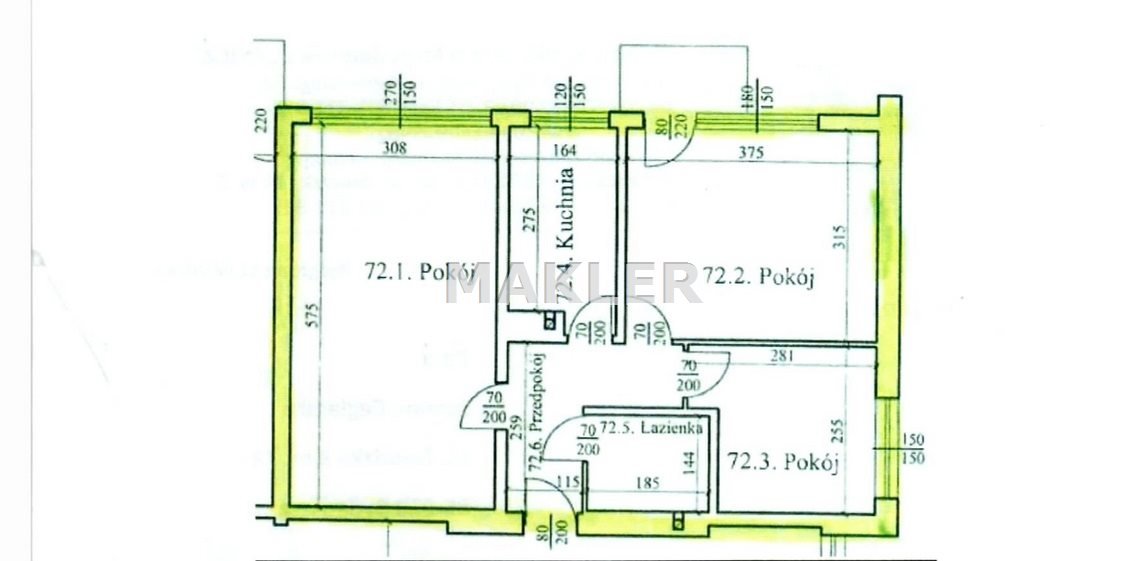 Mieszkanie trzypokojowe na sprzedaż Bydgoszcz, Bartodzieje  48m2 Foto 1