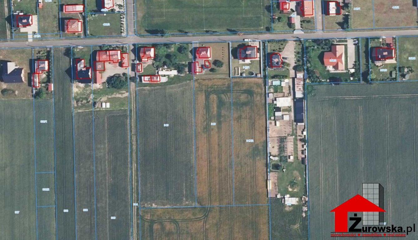 Działka 38 arów pod zabudowę z dostępem do drogi. Ujazd, Niezdrowice  3 807m2 Foto 1