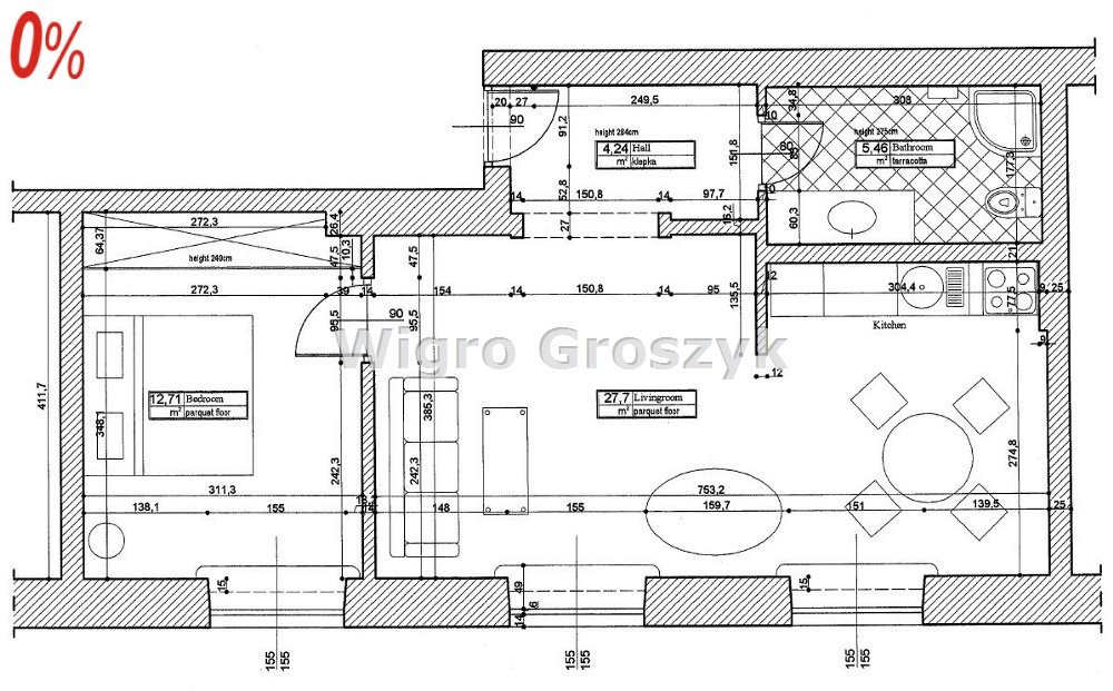 Przestronne, ciche mieszkanie w sercu Warszawy z widokiem Warszawa, Śródmieście, Śródmieście, Nowy Świat  50m2 Foto 1