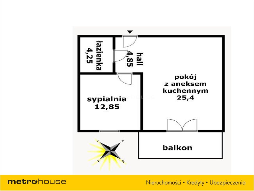 Mieszkanie dwupokojowe na sprzedaż Gdańsk, Brzeźno, Chodkiewicza  47m2 Foto 9