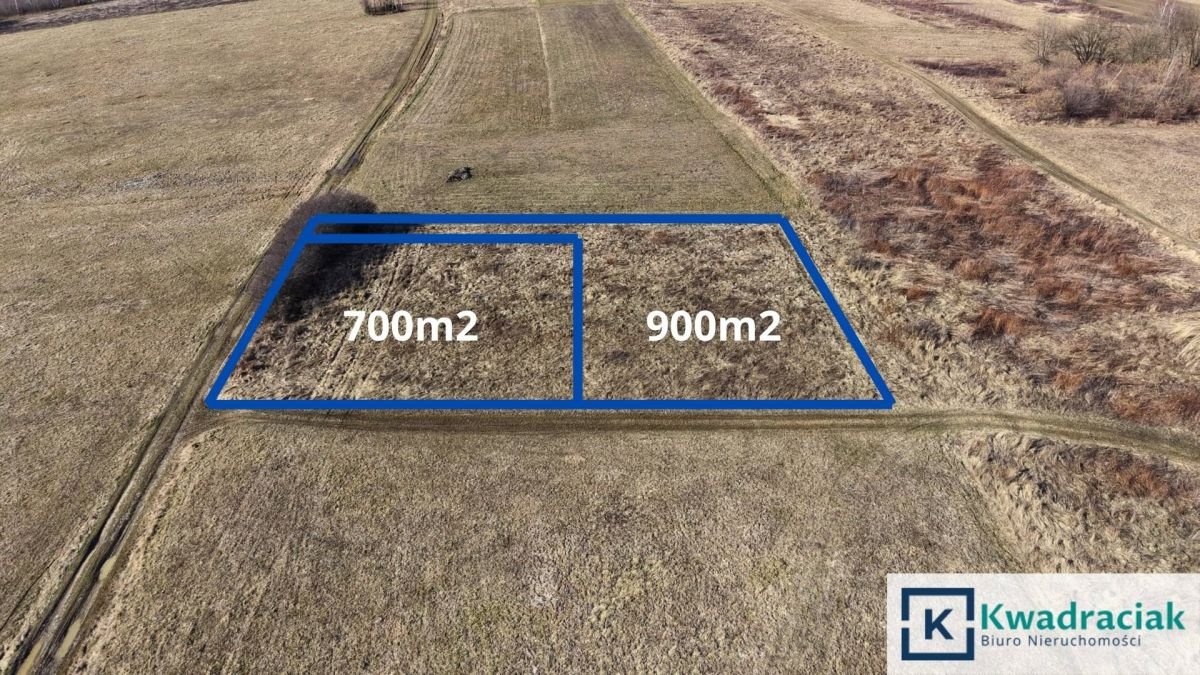 Dwie działki budowlane z pozwoleniem na dom 100 m² Nowy Glinik  900m2 Foto 1