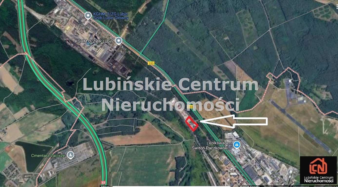 Grunt przemysłowy 11 000 m2 z magazynami i infrastrukturą Lubin  11 000m2 Foto 1