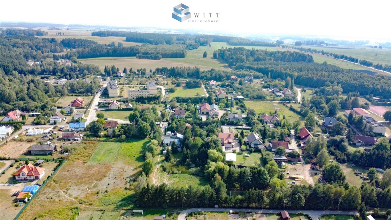 Działka budowlana 1143 m2 z WZ, dostęp asfalt, media Szyldak, Parkowa  1 143m2 Foto 1