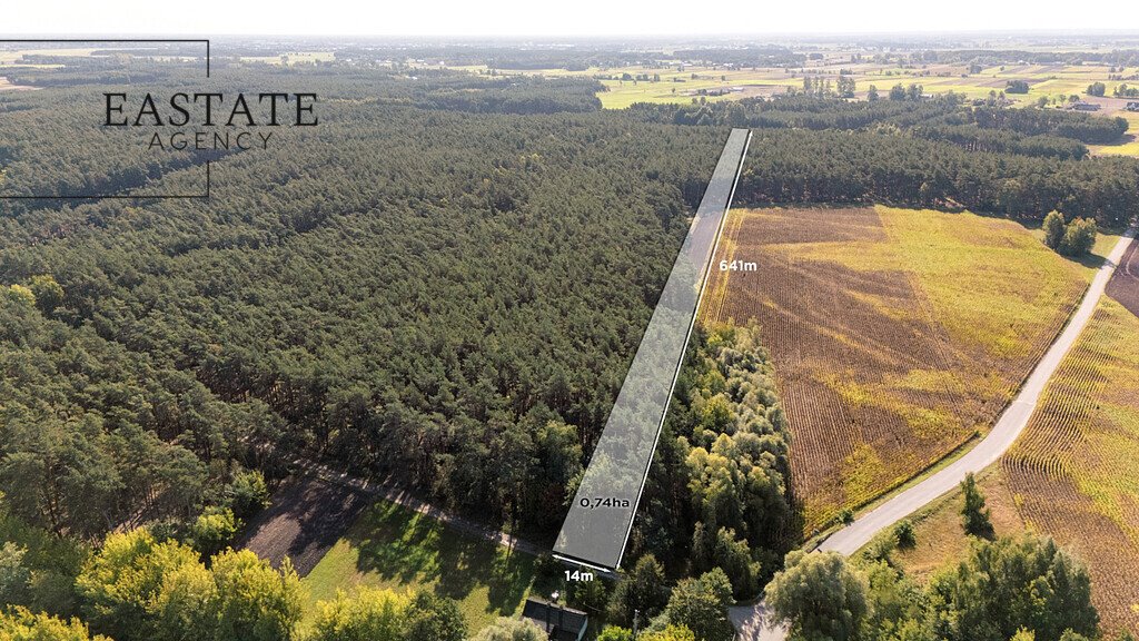 Polecam działkę leśno-rolną 7 400 m² z dostępem do drogi Maurzyce  7 400m2 Foto 1