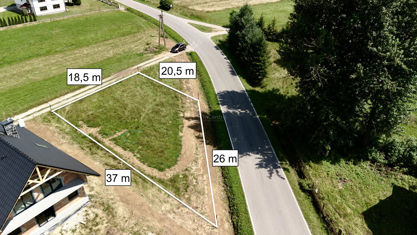 Działka budowlana na sprzedaż Czarny Dunajec  537m2 Foto 3