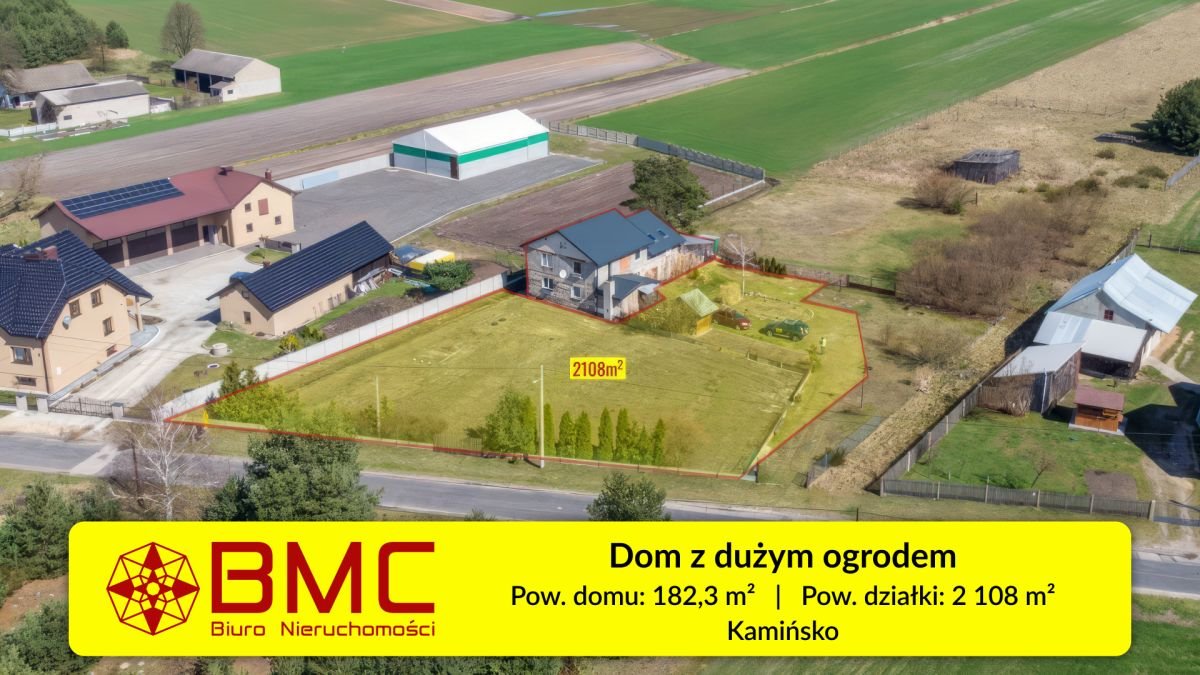 Dom na dużej działce w Kamińsku – cisza i natura Kamińsko, Sosnowa  182m2 Foto 1