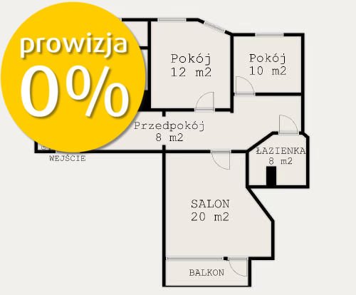 Mieszkanie trzypokojowe na sprzedaż Wrocław, Plac Grunwaldzki, Plac Grunwaldzki, Piwna  76m2 Foto 8
