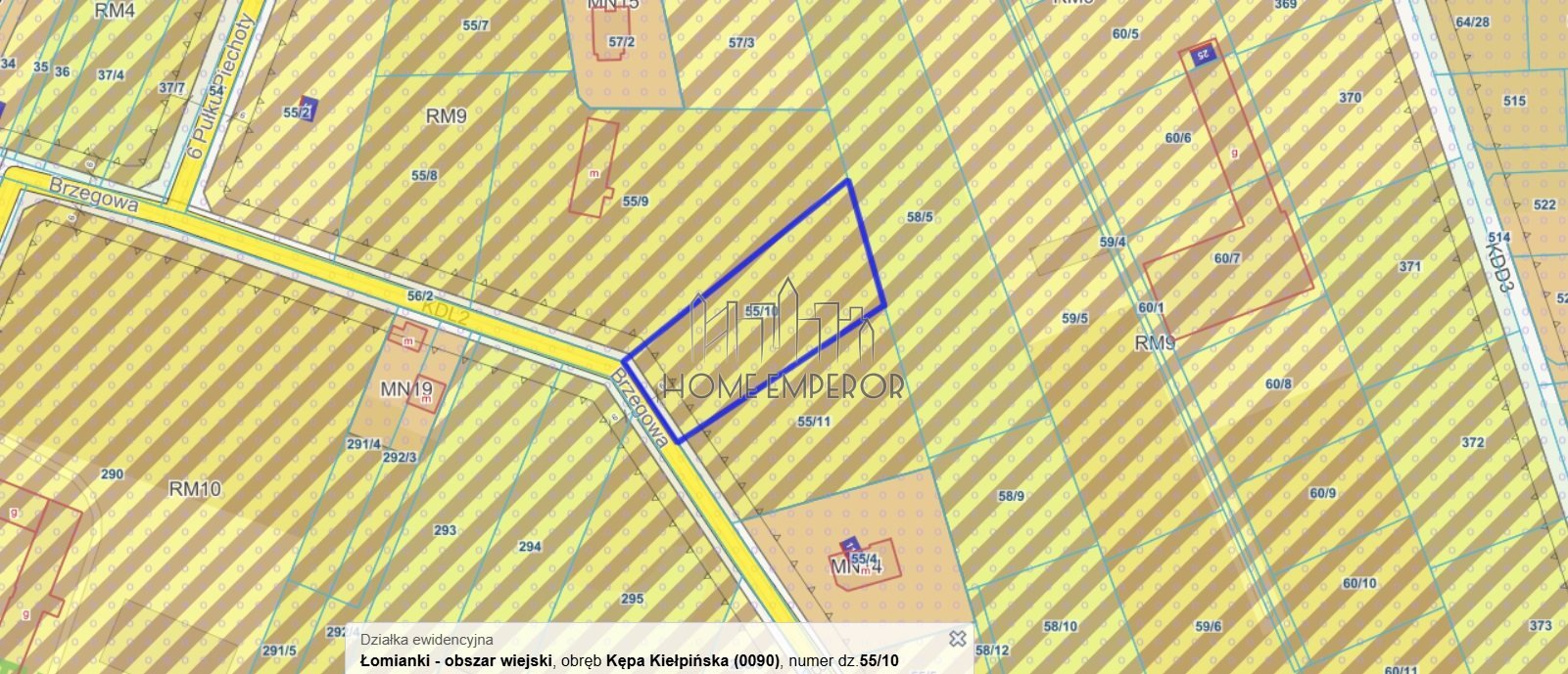 Działka inna na sprzedaż Kępa Kiełpińska, Brzegowa  3 000m2 Foto 1