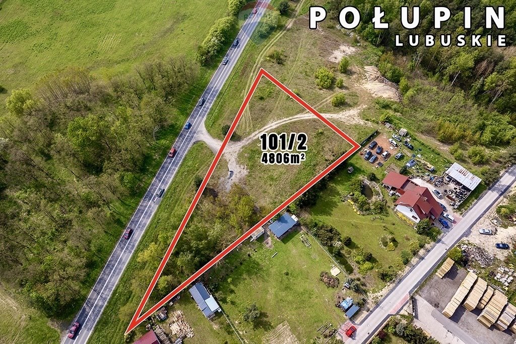 Działka budowlana na sprzedaż Połupin, Krośnieńska  4 086m2 Foto 16