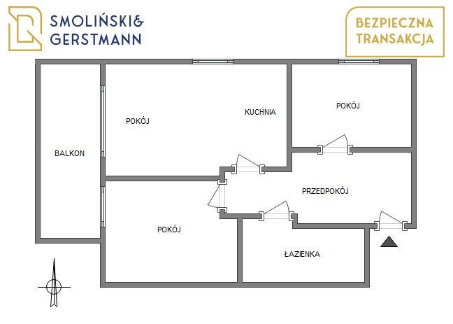 Mieszkanie trzypokojowe na sprzedaż Rumia, Janowo, Henryka Dąbrowskiego  48m2 Foto 11