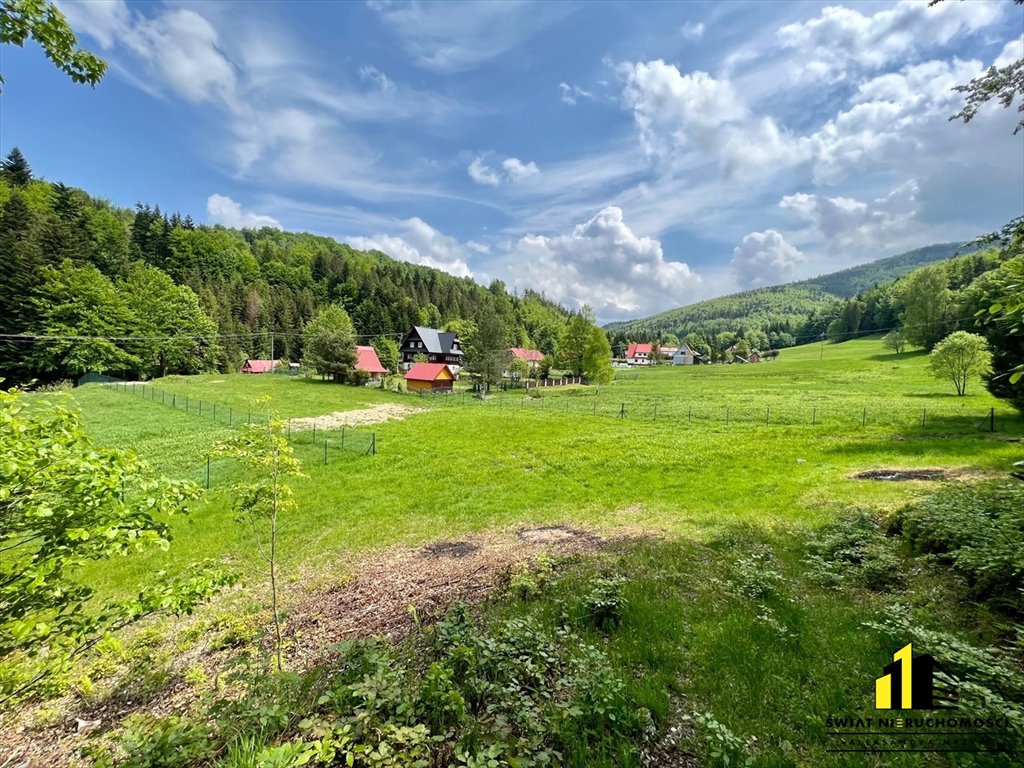 Polecam działkę 3400 m² z widokiem na góry w Koszarawie Przyborów  3 400m2 Foto 1