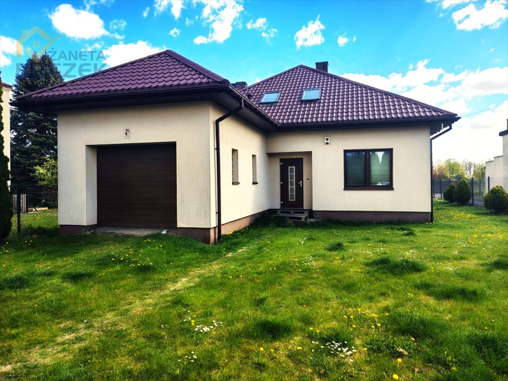 Dom z garażem i tarasem w Kampinosie – 125,52 m2, ogrzewanie ekogroszkiem Kampinos, Partyzantów  126m2 Foto 1