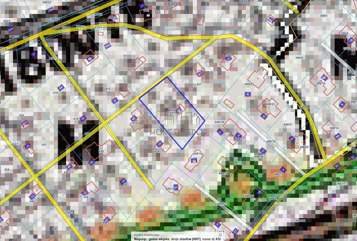 Działka budowlana na sprzedaż Józefów, Wiosenna  1 600m2 Foto 1