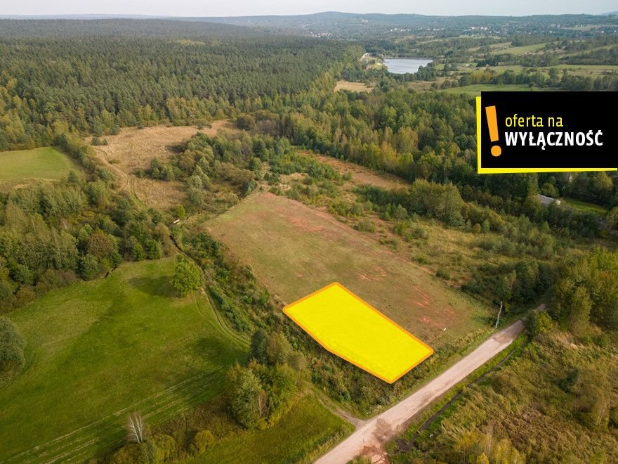 Działka 1700 m² z widokiem na las i rzekę, gotowa do budowy Łączna  1 710m2 Foto 1