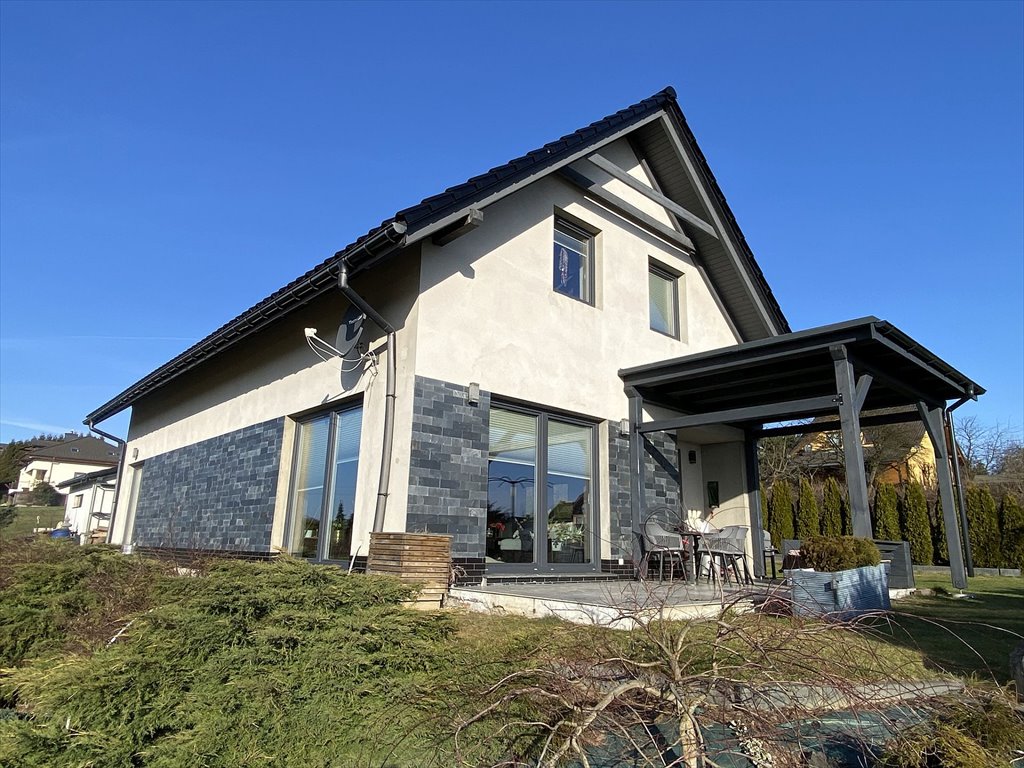 Nowoczesna willa z widokiem na góry, 5 pokoi, ogród Skoczów, Skoczów, Na kopcu 8  189m2 Foto 1