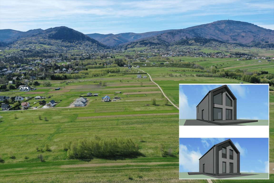 Działka budowlana na sprzedaż Leśna, Leśna, Promienna  909m2 Foto 1