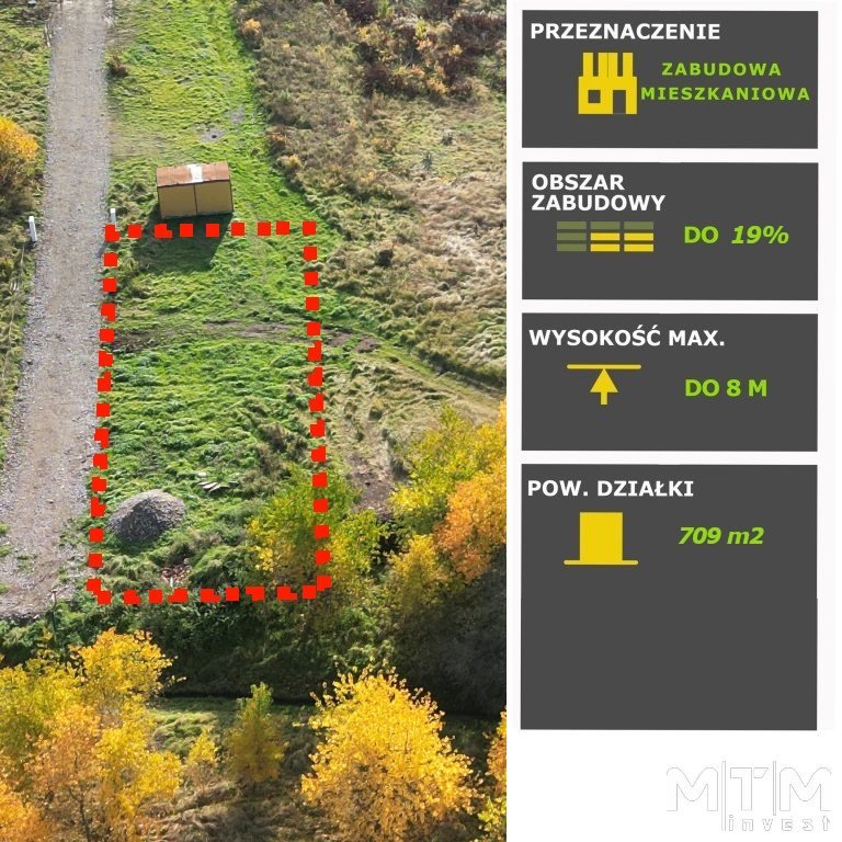 Działka 709 m² z warunkami zabudowy, zielona okolica Wołczkowo  709m2 Foto 1