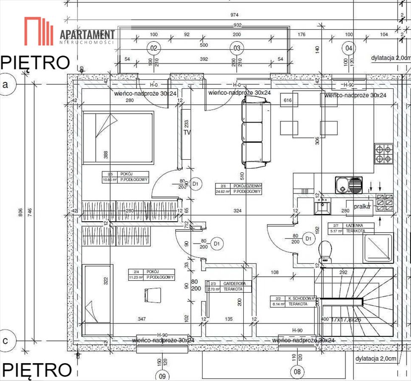 Mieszkanie trzypokojowe na sprzedaż Nowe Dobra  62m2 Foto 5