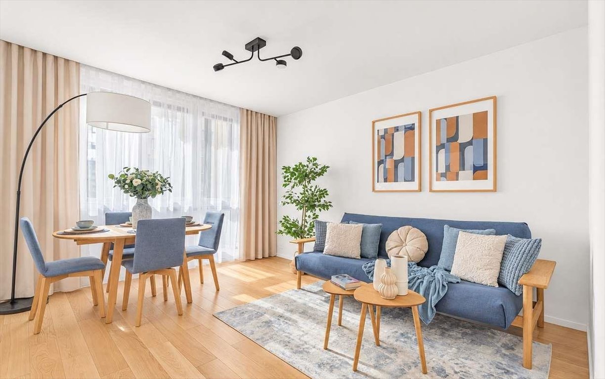 Do sprzedania 3-pokojowe mieszkanie 46,7 m² z balkonem w Warszawie Warszawa, Wola, Muranów, Smocza 20A  47m2 Foto 1