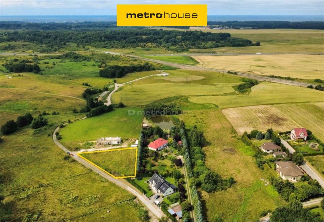 Działka budowlana 1311 m² - 6 km od morza w Stramnicy Stramnica  1 311m2 Foto 1