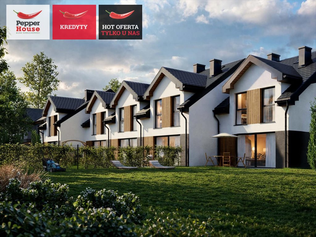 Polecam nowoczesny segment 113,5 m² z ogródkiem i garażem Rumia  113m2 Foto 1