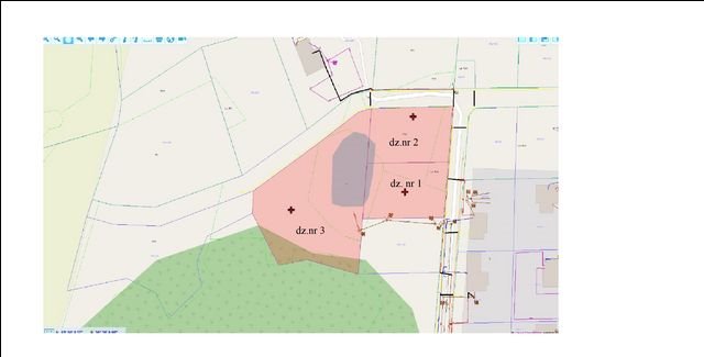 Działki w Kieżlinach z lasem i stawem, 1510 m², media Kieżliny  1 510m2 Foto 1