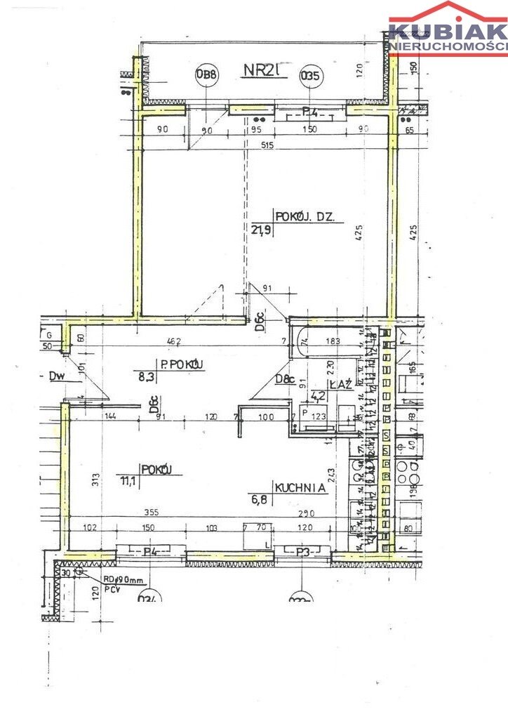 Mieszkanie dwupokojowe na sprzedaż Pruszków  52m2 Foto 2