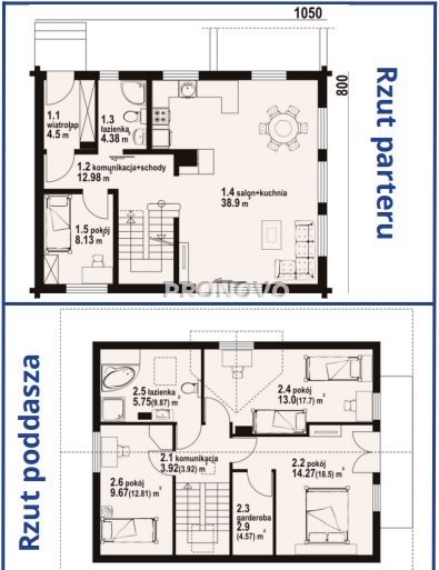 Dom z bali drewnianych na Warszewie – 115 m2, pod klucz Szczecin, Warszewo  115m2 Foto 1