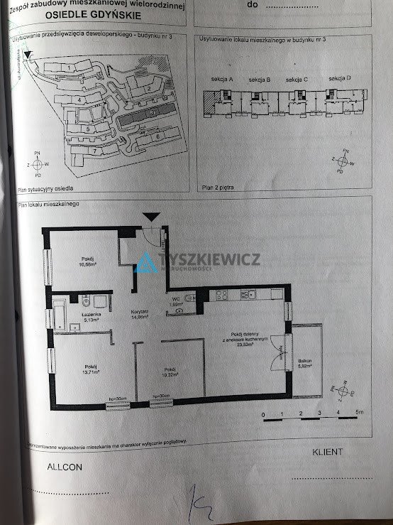 Mieszkanie czteropokojowe  na sprzedaż Gdynia, Oksywie, Australijska  80m2 Foto 2