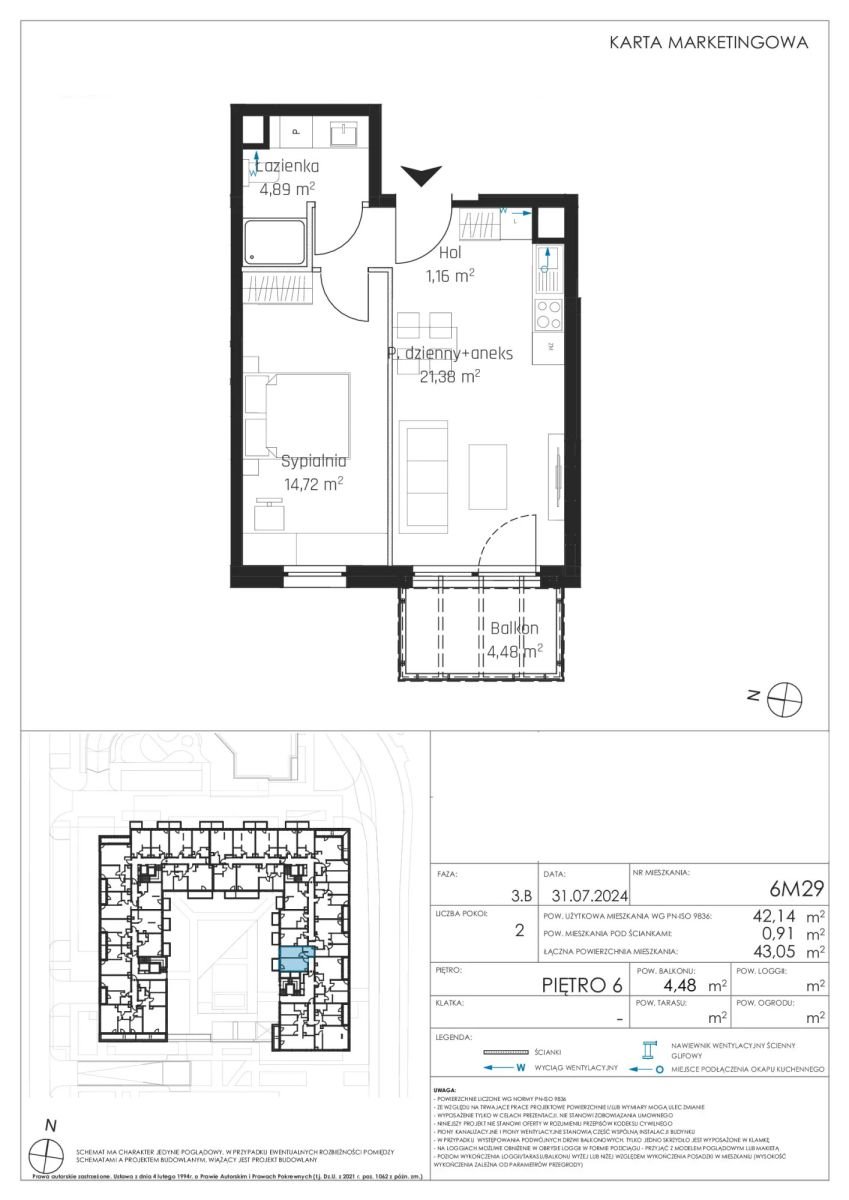 Nowoczesny apartament nad Motławą z balkonem i miejscem parkingowym Gdańsk, Śródmieście, Sienna Grobla  42m2 Foto 1