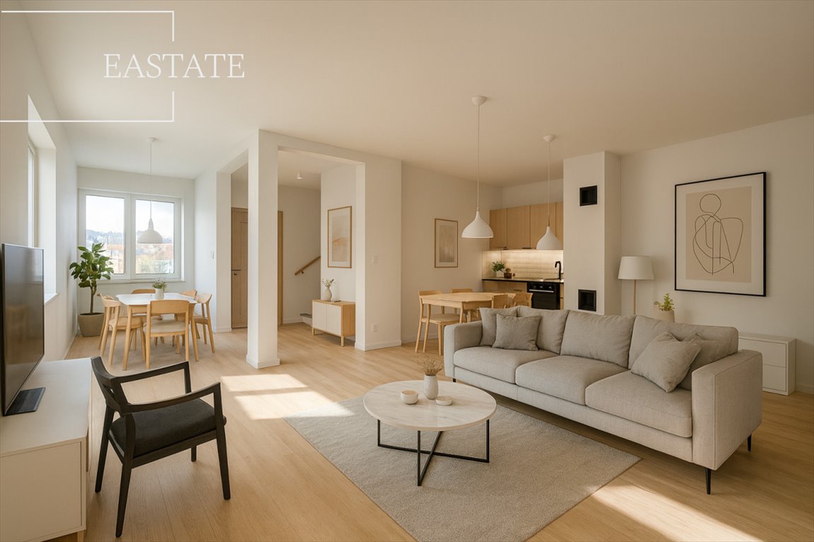 Dom bliźniak 152 m2 z ogrodem i garażem w Wawrze Warszawa, Wawer  152m2 Foto 1