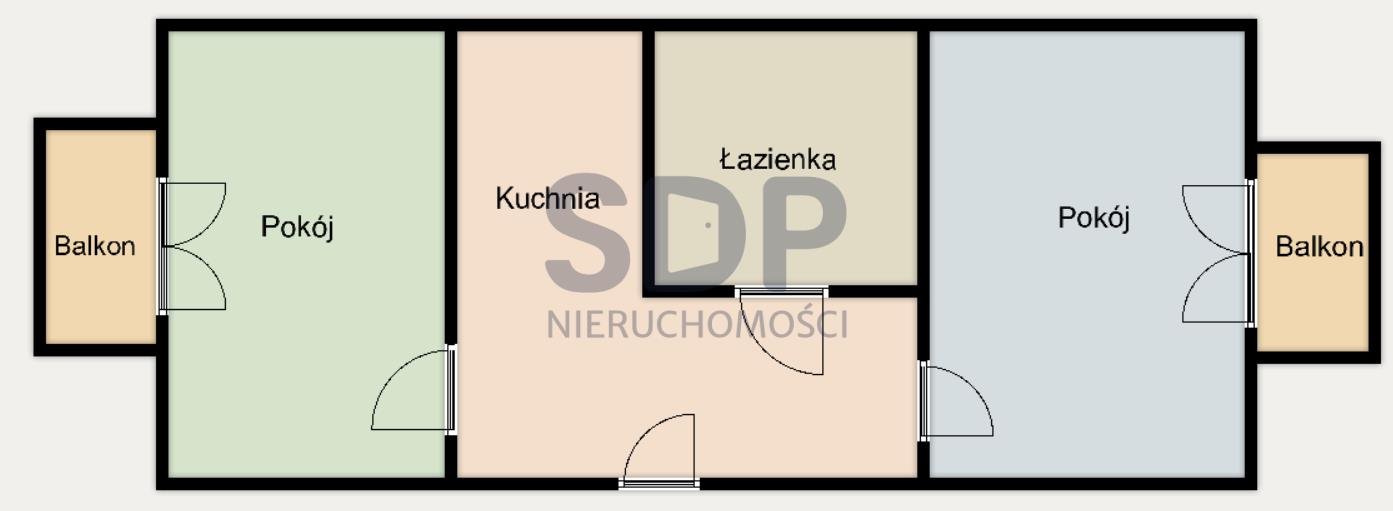 Mieszkanie dwupokojowe na sprzedaż Wrocław, Śródmieście, Kleczków  50m2 Foto 3