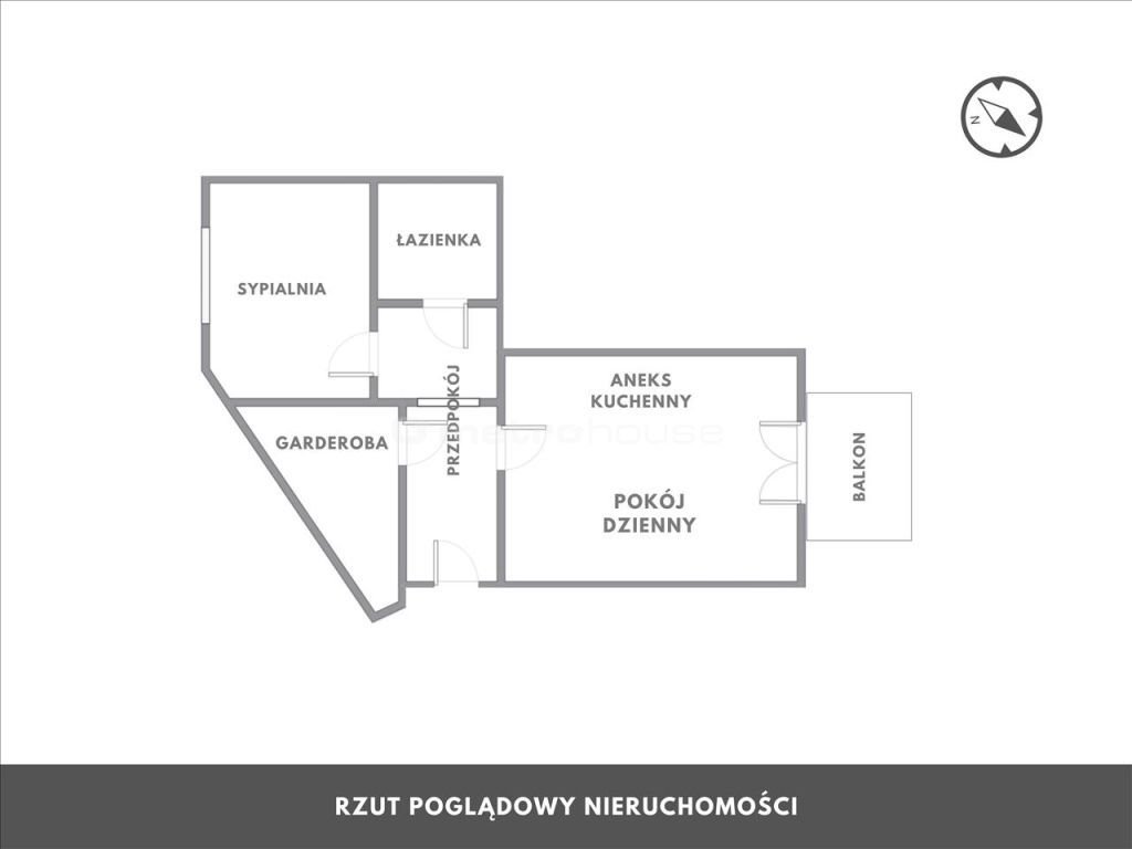 Mieszkanie dwupokojowe na sprzedaż Zieleniewo, Różana  57m2 Foto 15