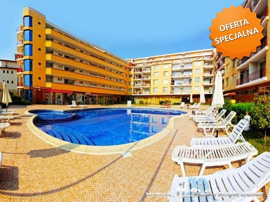 Inwestycyjne dwa studia w Sunny Day 1, 54 m2, blisko morza Bułgaria, Słoneczny Brzeg Sunny Day 1, SUNNY DAY 1  54m2 Foto 1